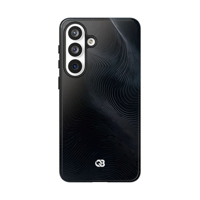 Black Tough Phone Case for Samsung - Obsidian Ridge Flux