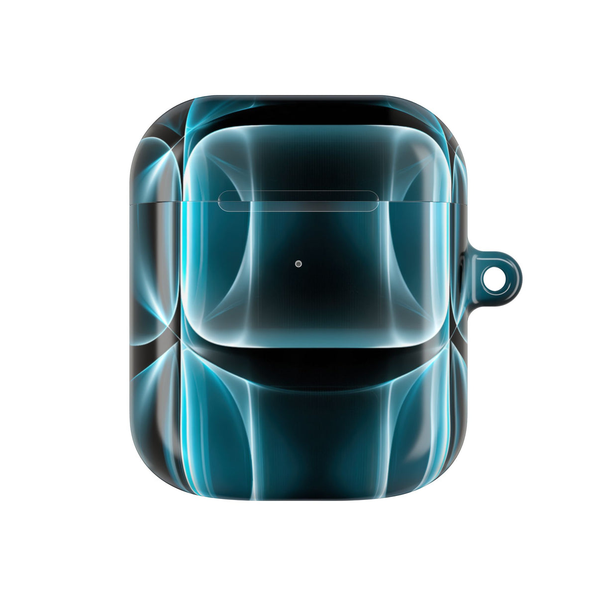 Cyan Core Matrix · Hard Case for AirPods & AirPods Pro · Blue