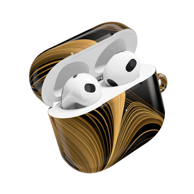 Gilded Strata · Hard Case for AirPods & AirPods Pro · Gold