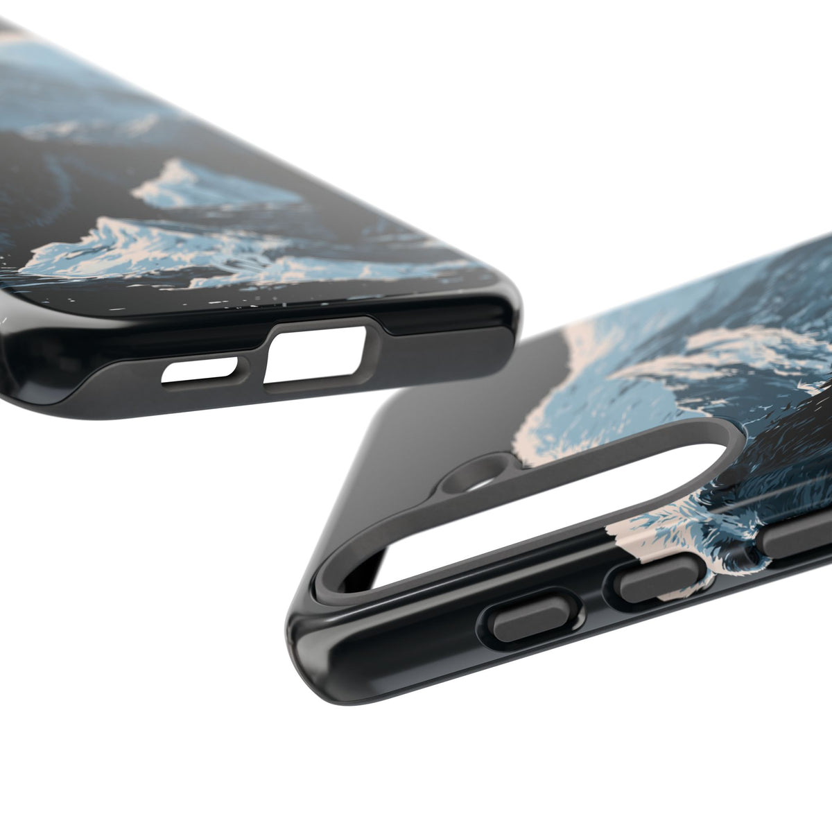 Nordic Arctic Bear · Tough Phone Case for Samsung · Black