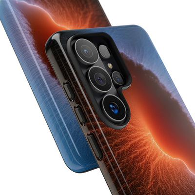 Thermal Aura Pulse · Tough Phone Case for Samsung · Blue