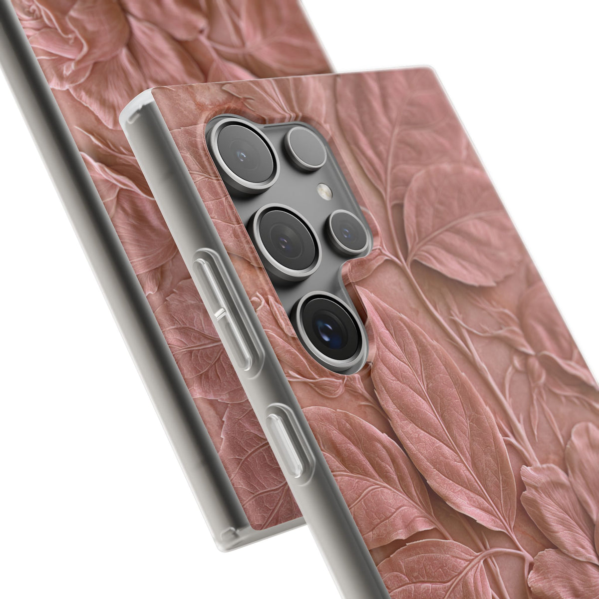 Blush Rose Relief · Lite Phone Case for Samsung · Pink