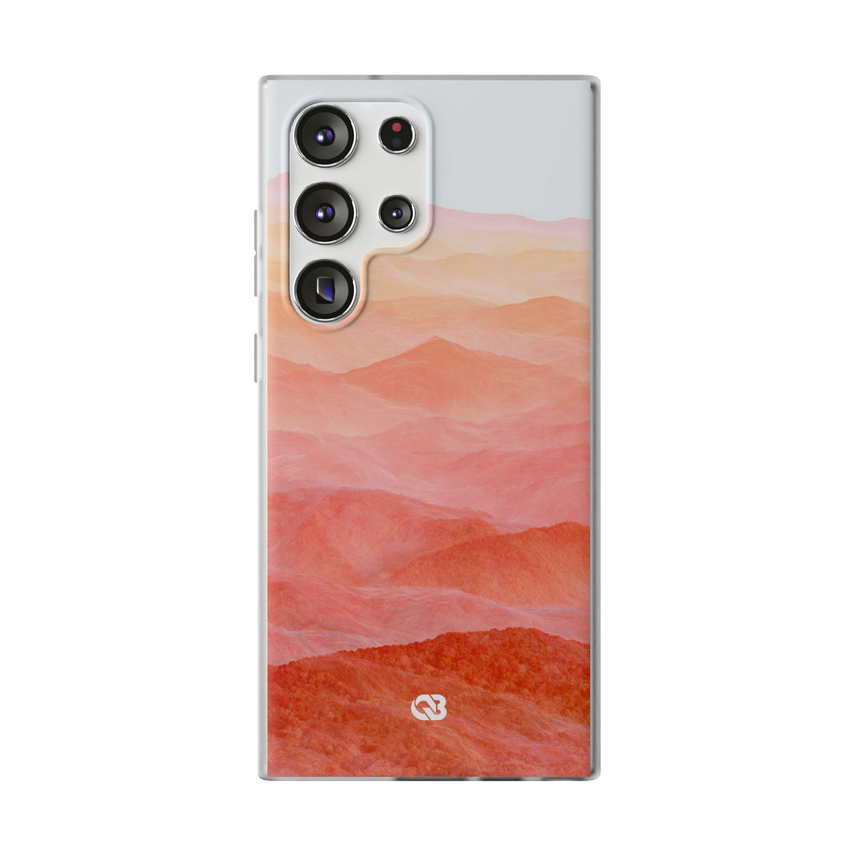 Alpenglow Ridge Vista · Lite Phone Case for Samsung · Orange