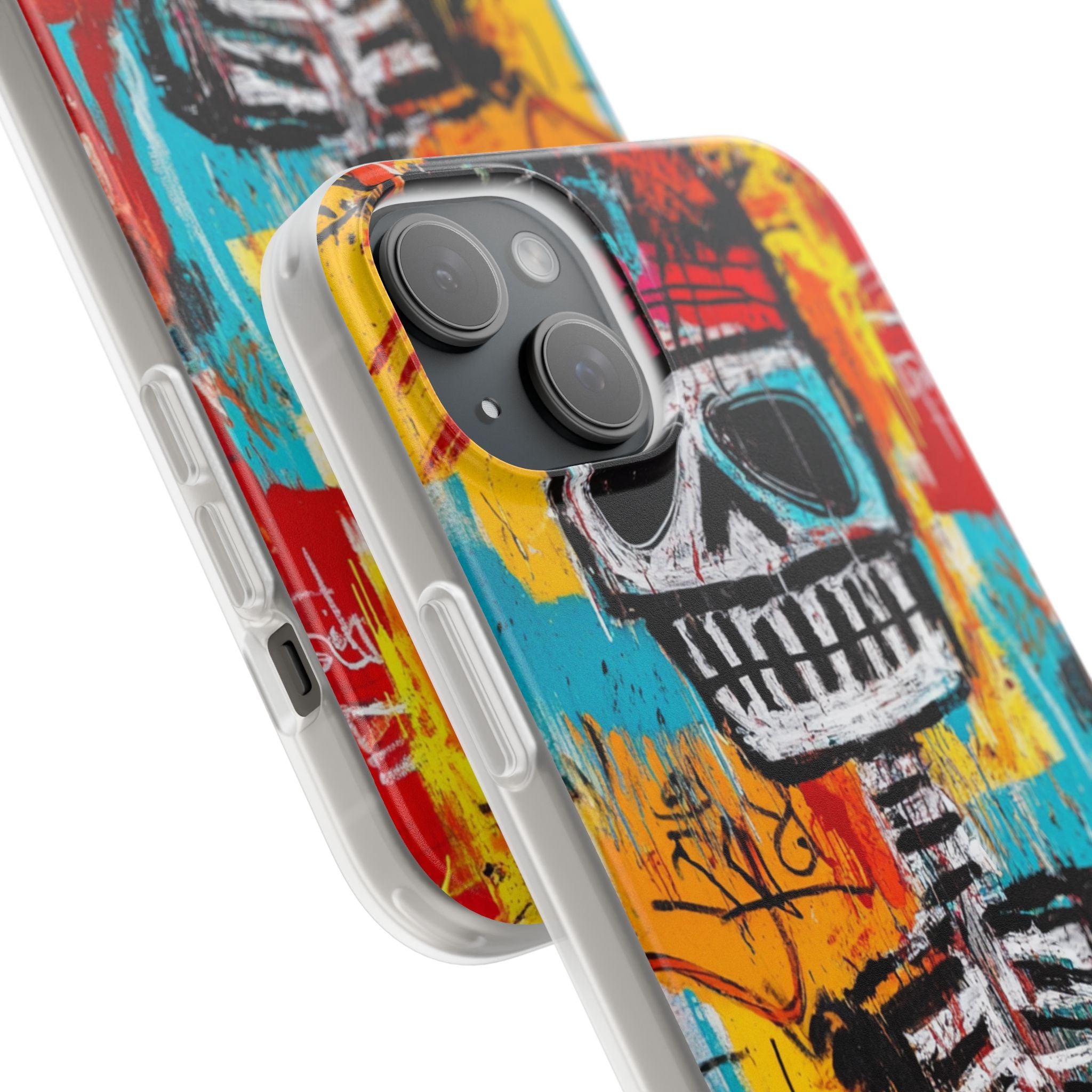 Skeleton Riot iPhone 15 Plus Cover - Blød