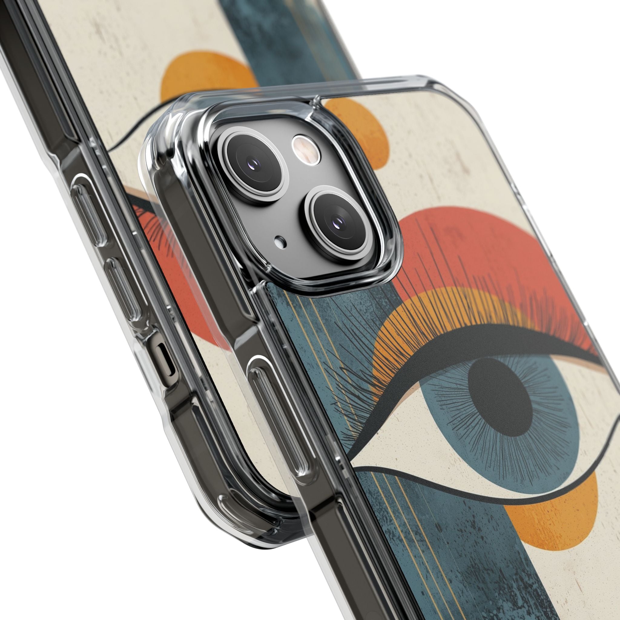 Distressed Azure Ocular · Impact Phone Case for iPhone · Magsafe