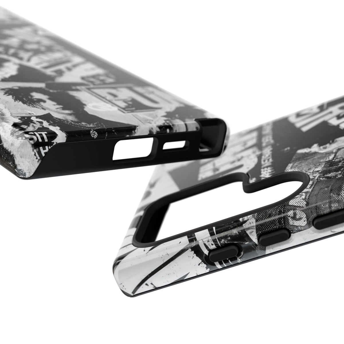 Underground Punk Collage · Tough Phone Case for Samsung · Black