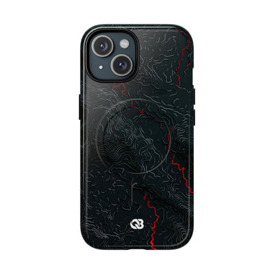 Crimson Rift · Tough 2.0 Magnetic Phone Case for iPhone · Black