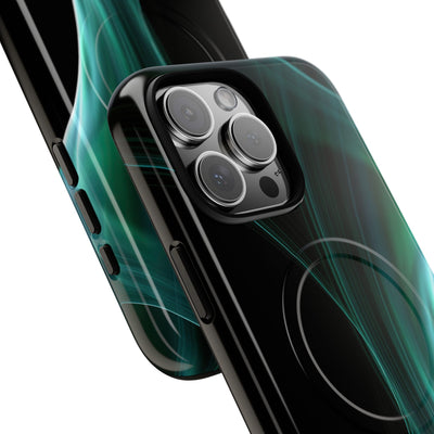 Emerald Lumen · Tough 2.0 Magnetic Phone Case for iPhone · Green