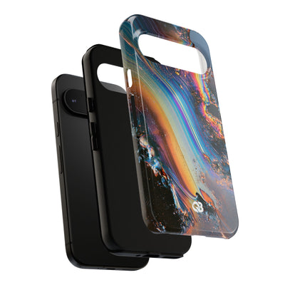 Prismatic Aura Flow · Tough Phone Case for Pixel ·  Blue