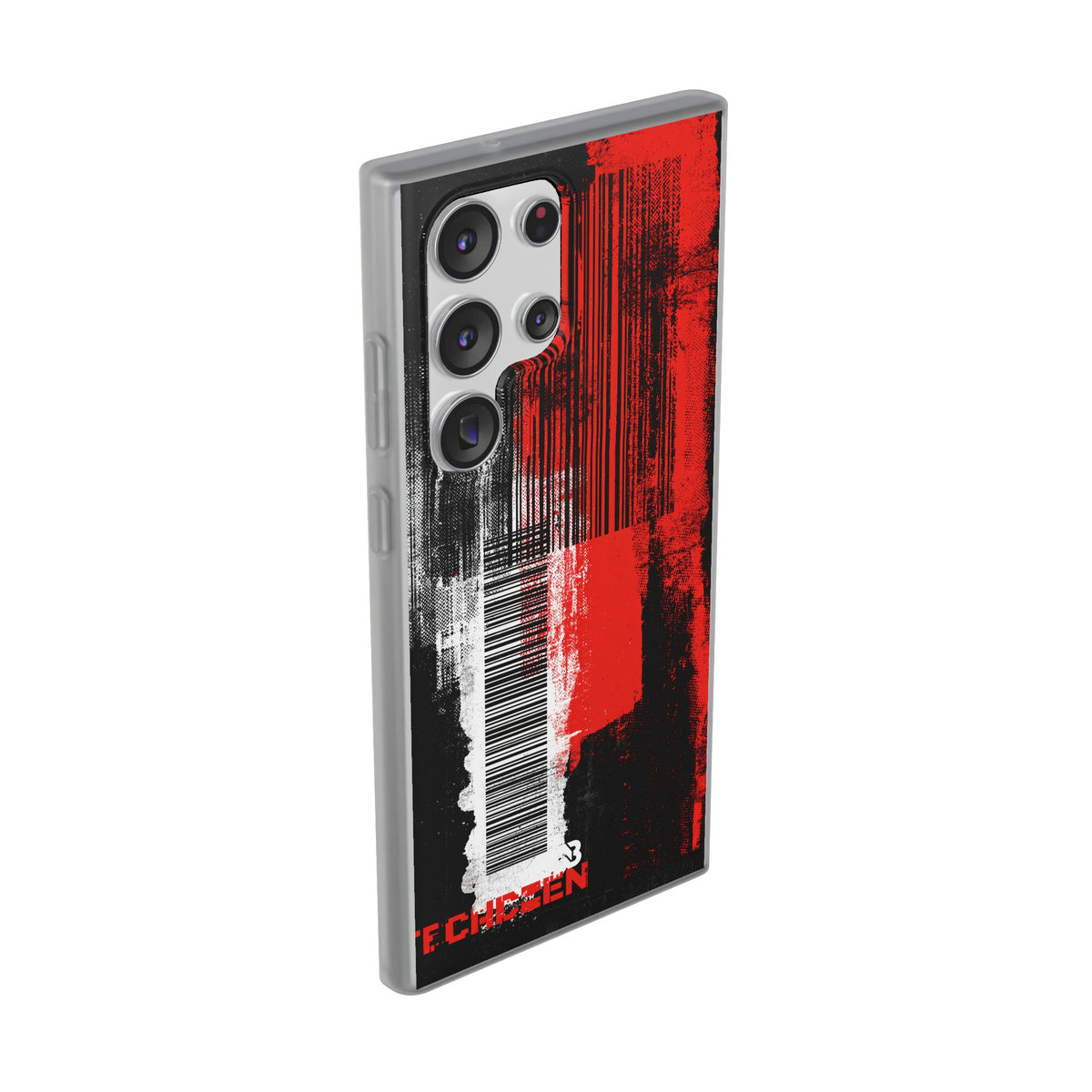 Distorted Barcode · Lite Phone Case for Samsung · Black