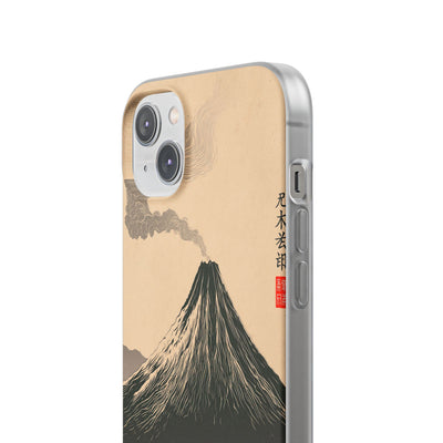 Beige Lite Phone Case for iPhone - Obsidian Ink Summit