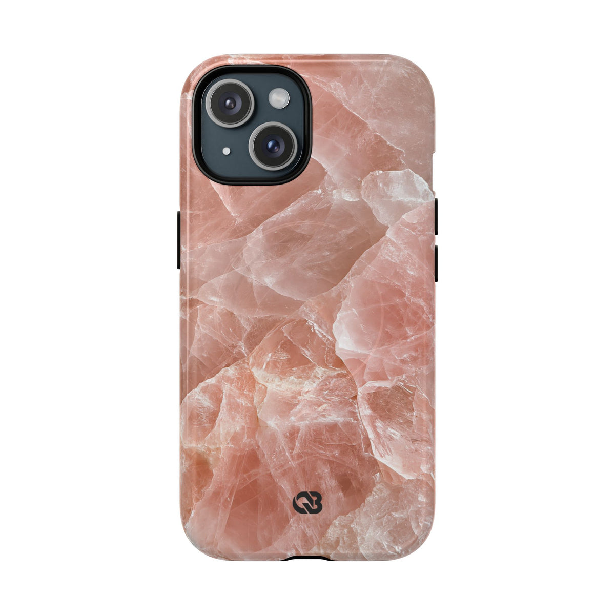 Rose Quartz Facet · Tough 2.0 Magnetic Phone Case for iPhone · Pink