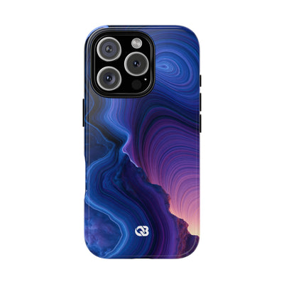 Radiant Strata · Tough Phone Case for iPhone · Blue