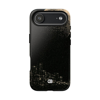 Lunar Metropolis Nocturne · Tough Phone Case for iPhone · Black