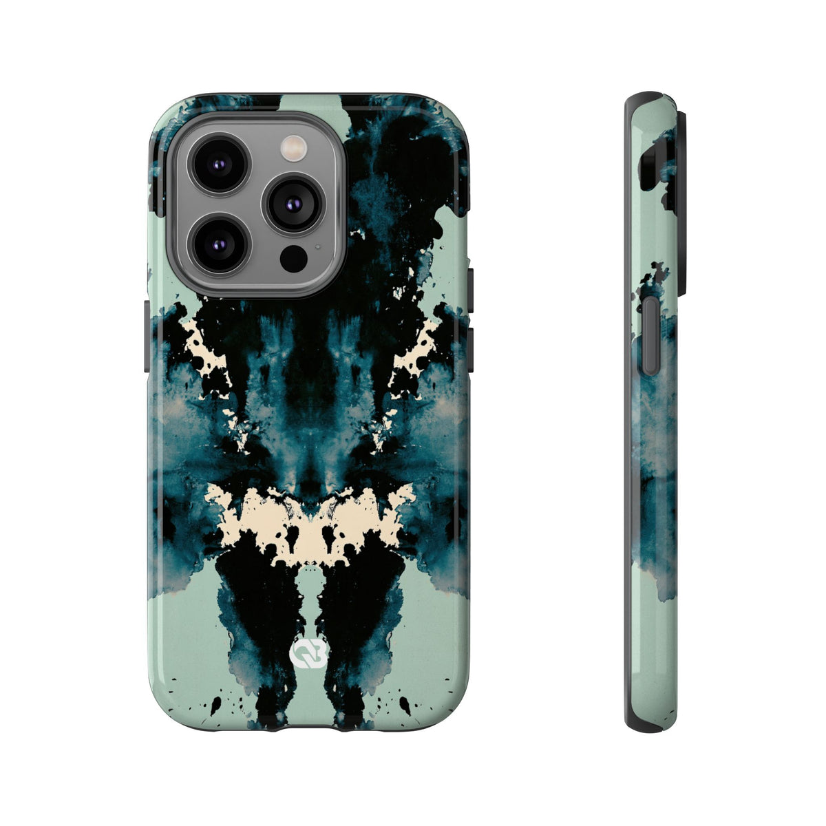 Rorschach Ink Void · Tough Phone Case for iPhone · Black