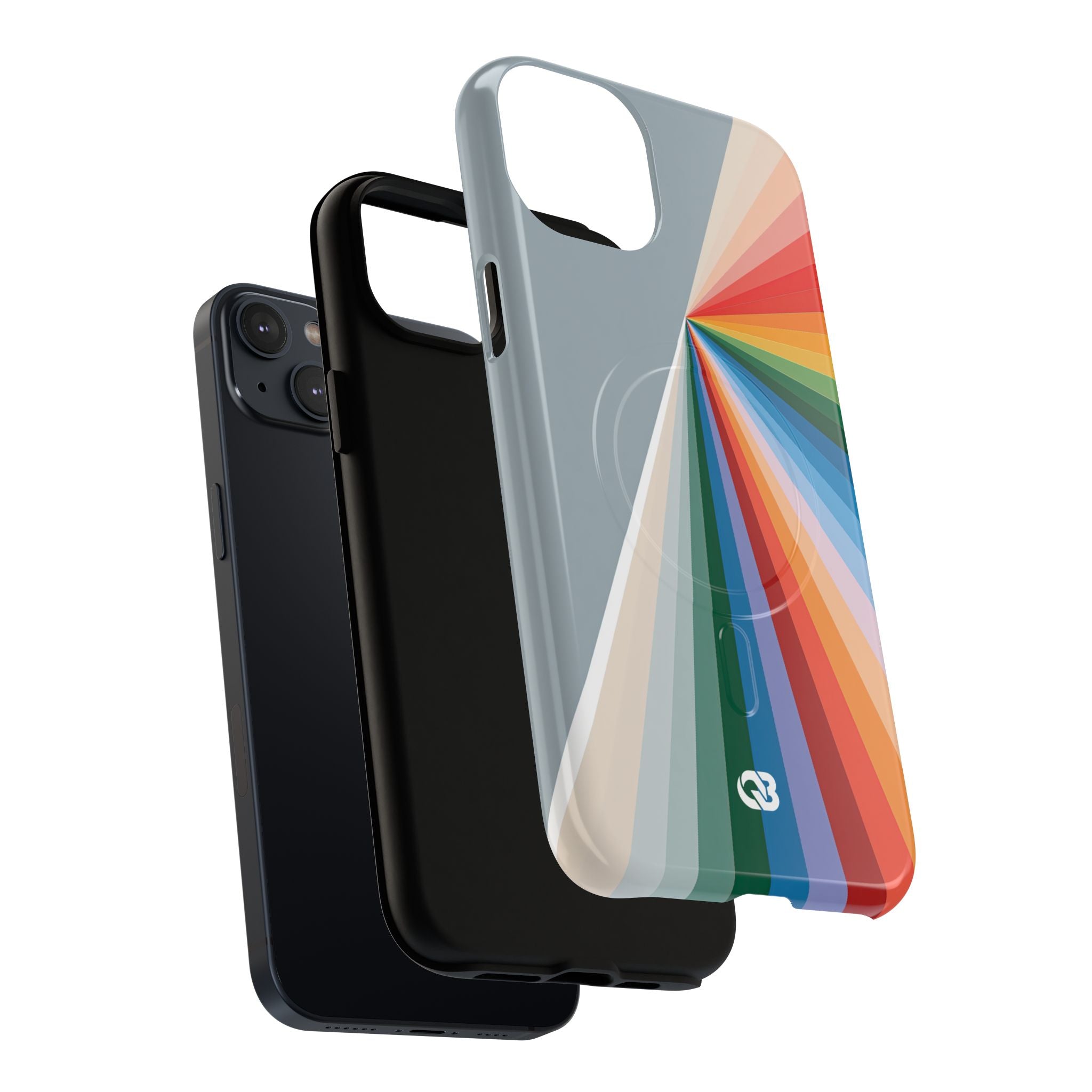 Grey Tough 2.0 Magsafe Phone Case for iPhone - Slate Prism Burst