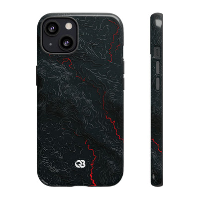 Crimson Rift · Tough Phone Case for iPhone · Black