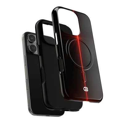 Red Tough 2.0 Magsafe Phone Case for iPhone - Crimson Flare Vector
