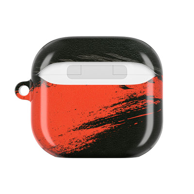 Crimson Raptor Noir · Hard Case for AirPods & AirPods Pro · Black