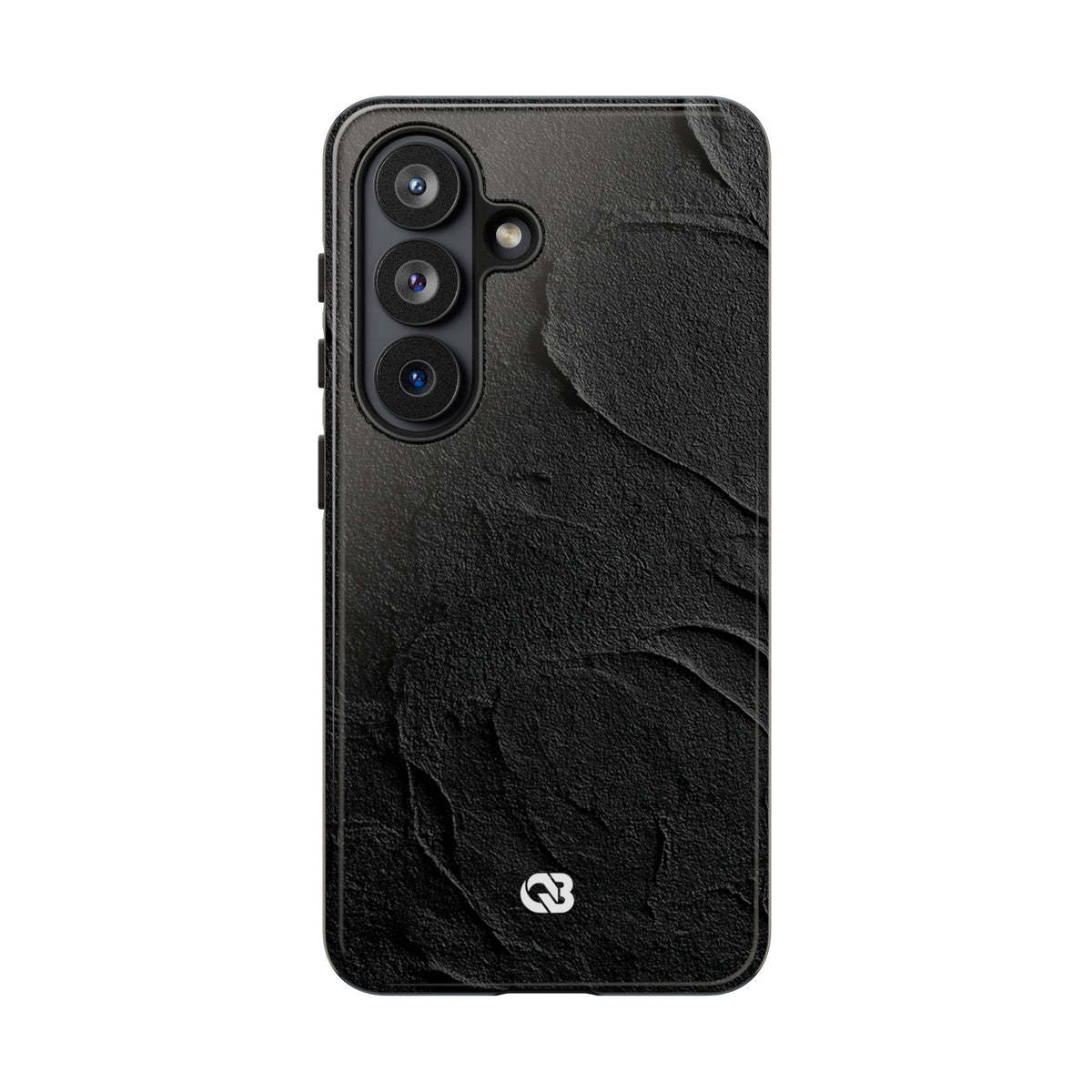 Obsidian Stucco Relief · Tough Phone Case for Samsung · Black