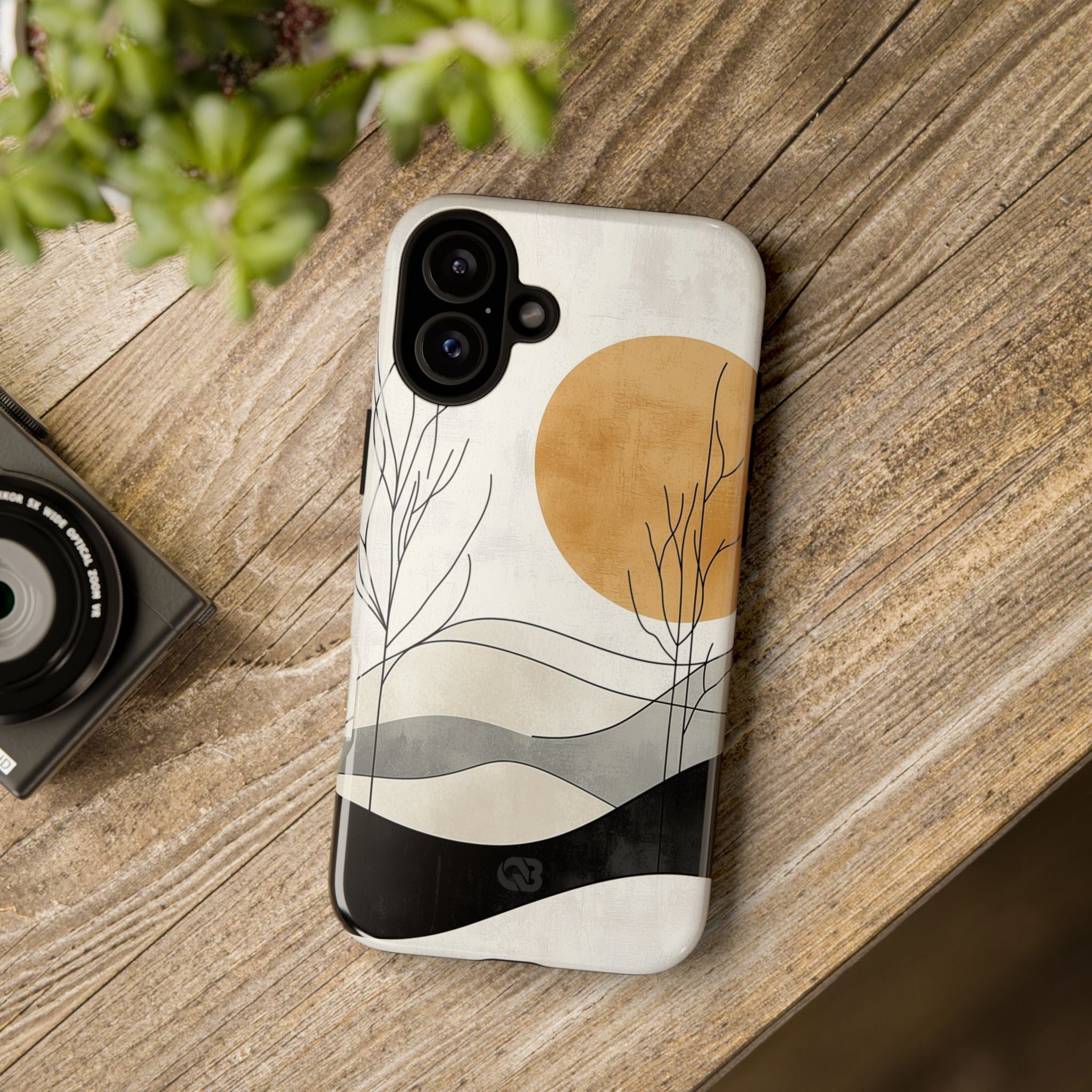 Burnt Horizon Lines · Custodia Tough per iPhone