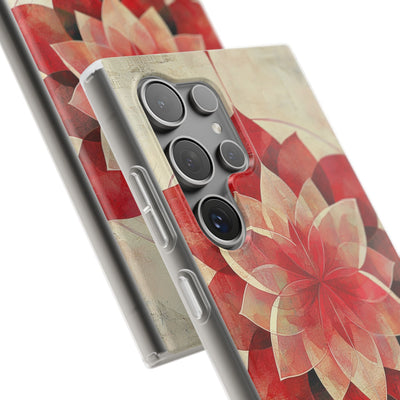 Crimson Petal Peak · Soft Phone Case for Samsung