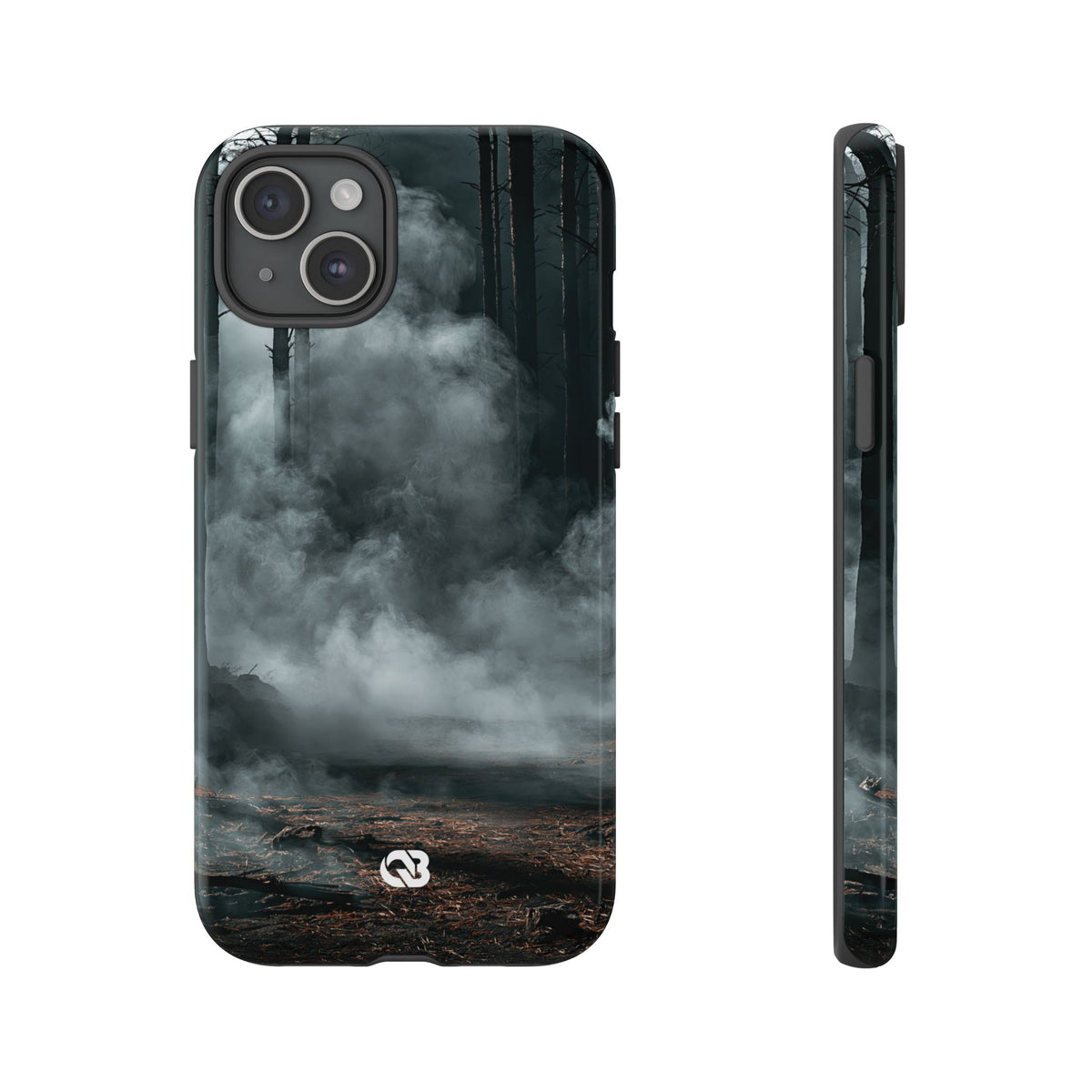 Shadowed Pine Mist · Tough Phone Case for iPhone · Black