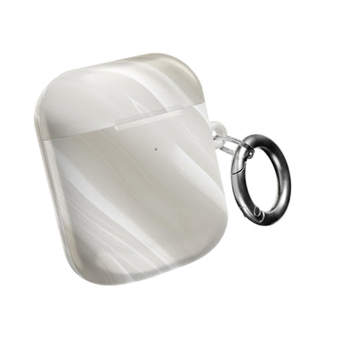 Liquid Enamel Fold · Hard Case for AirPods & AirPods Pro · White