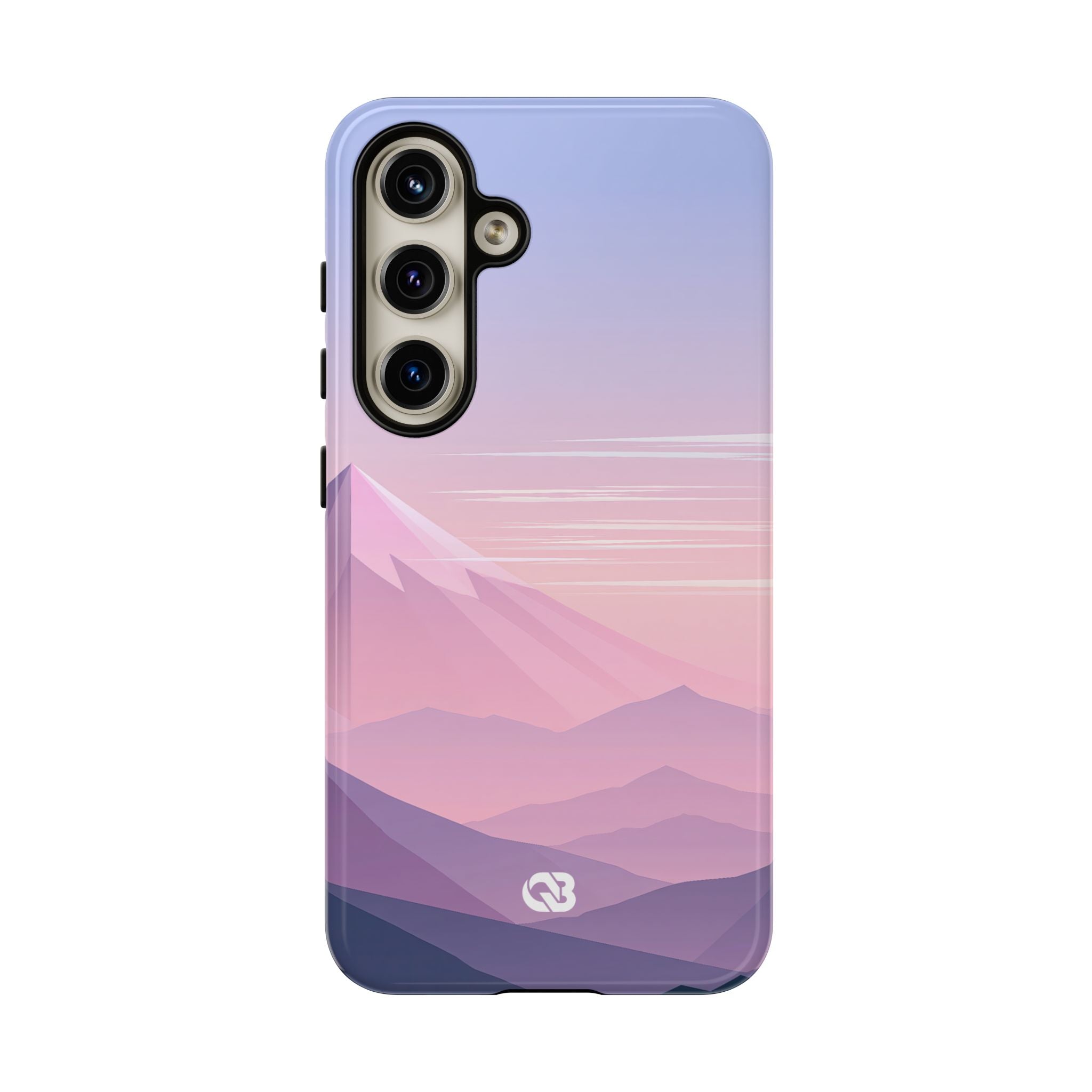 Purple Tough Phone Case for Samsung - Lavender Alpine Dawn