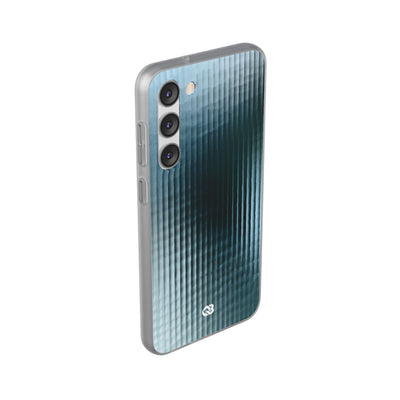 Blue Lite Phone Case for Samsung - Glacial Reeded Glass