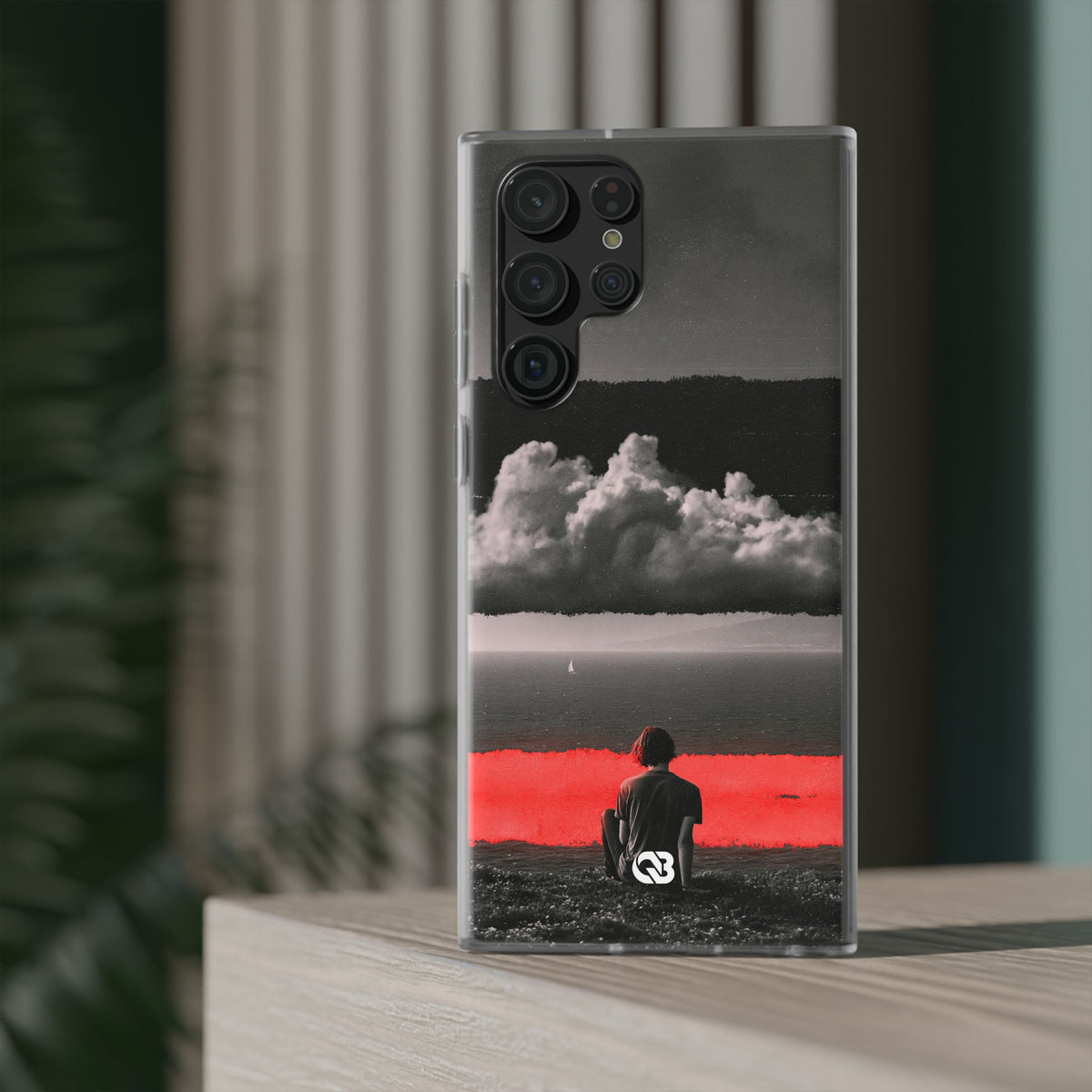 Crimson Horizon · Lite Phone Case for Samsung · Black