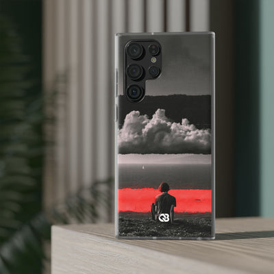 Crimson Horizon · Lite Phone Case for Samsung · Black