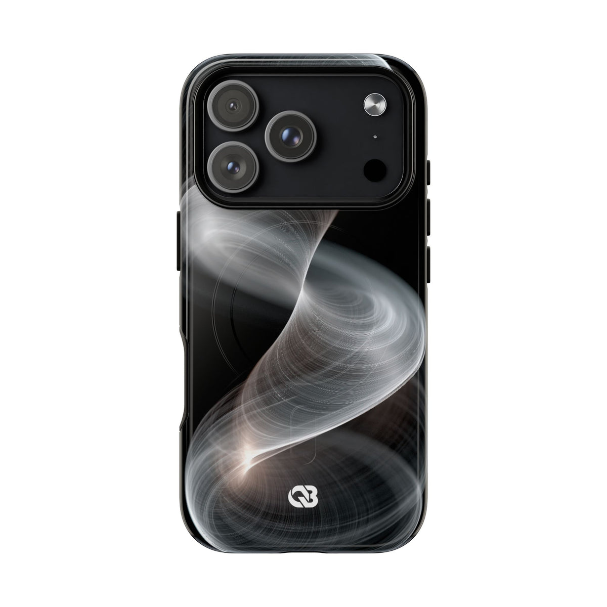 Luminous Vortex · Tough 2.0 Magnetic Phone Case for iPhone · Black