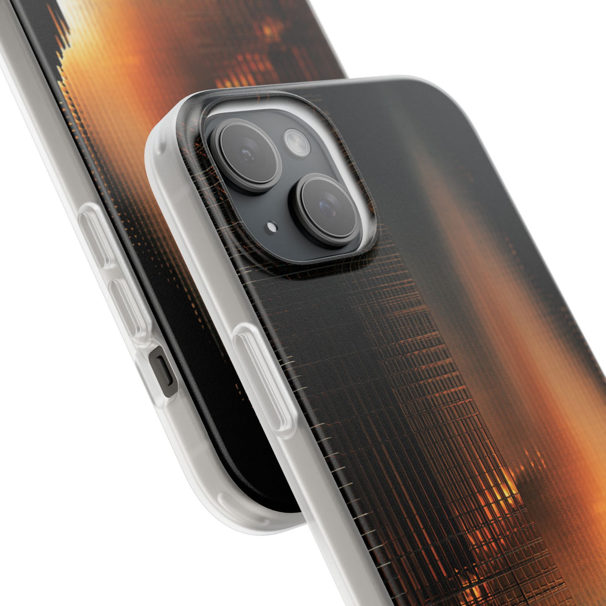 Luminous Grid · Lite Phone Case for iPhone ·  Black