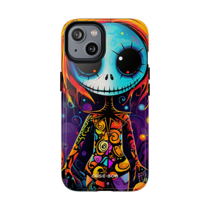Blue Skull Swirl iPhone 14 Case - Tough+ - CASE•BOB