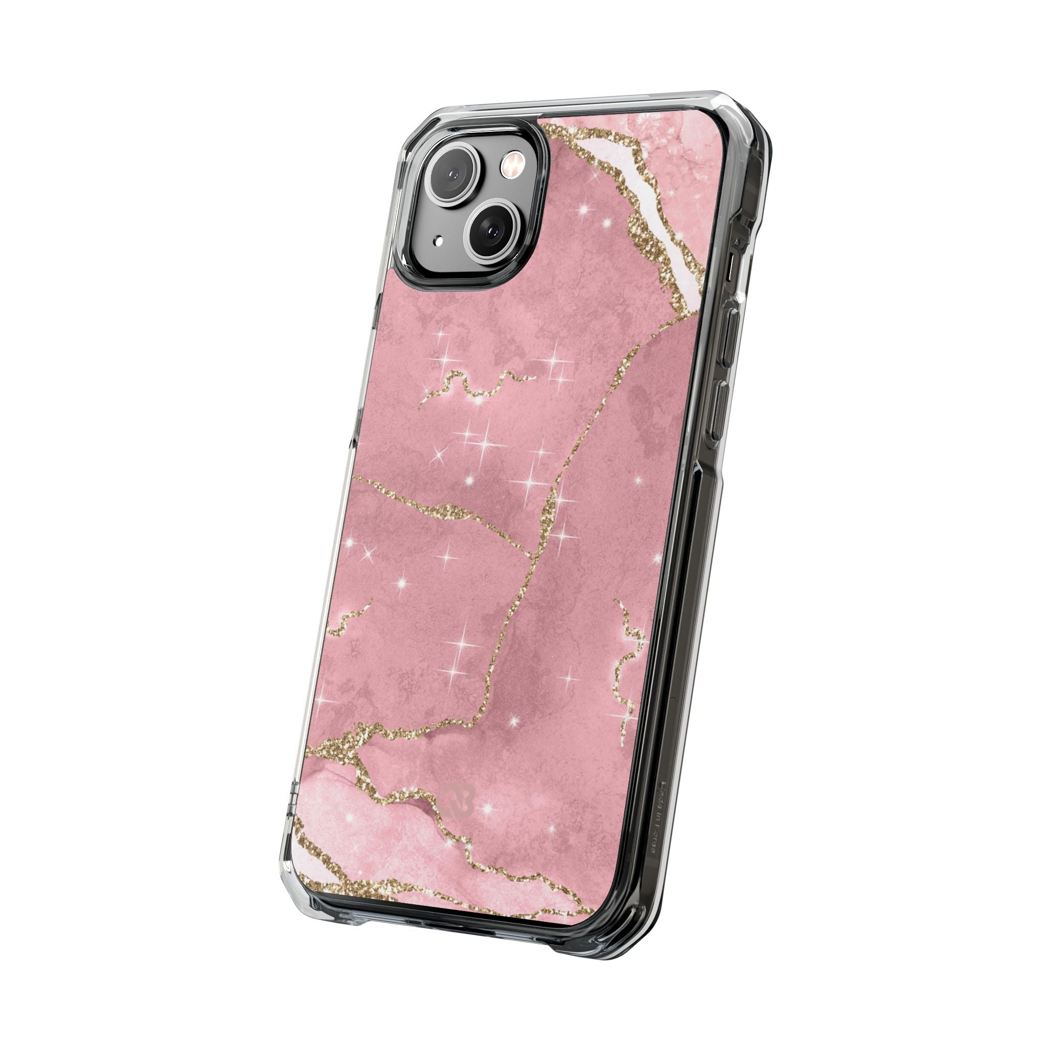Rose Sparkle Marble · Impact Coque de téléphone pour iPhone · Magsafe