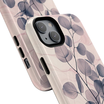 Veined Leaf Whisper iPhone 14 Plus Case - Tough+