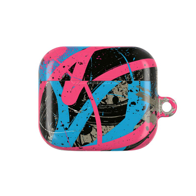 Cyber Splatter Flow · Hard Case for AirPods & AirPods Pro · Pink