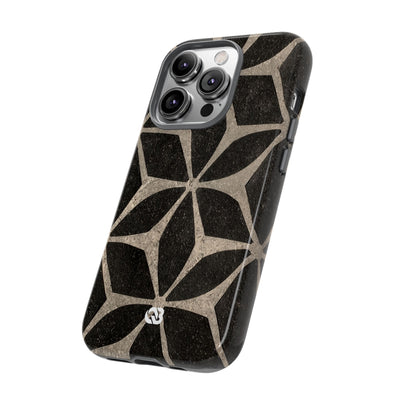 Concrete Mosaic Star · Tough Phone Case for iPhone · Black