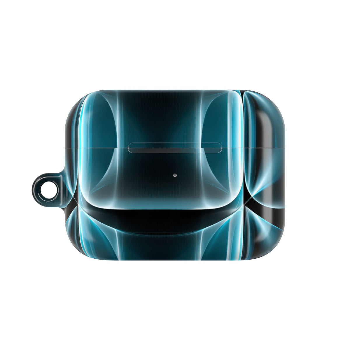 Cyan Core Matrix · Hard Case for AirPods & AirPods Pro · Blue