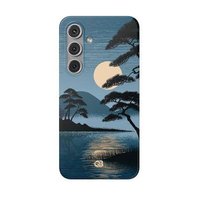 Blue Lite Phone Case for Samsung - Midnight Kyoto Pine