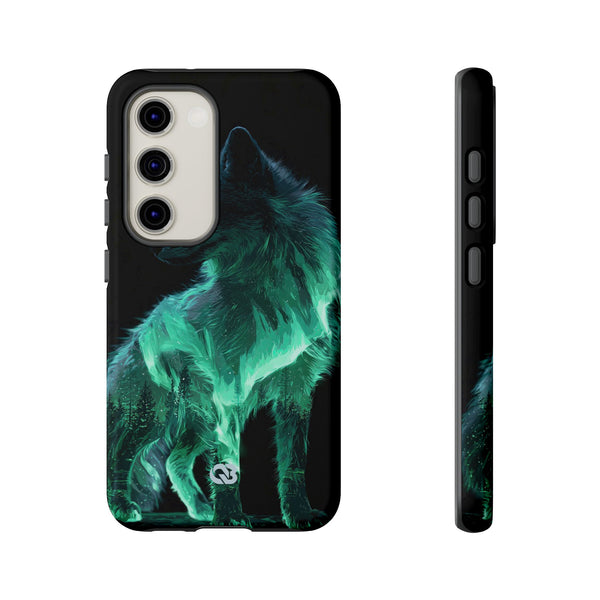 Nordic Aurora Fox · Tough Phone Case for Samsung · Teal