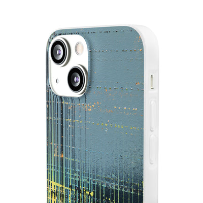 Acid Raster Circuit · Lite Phone Case for iPhone ·  Teal