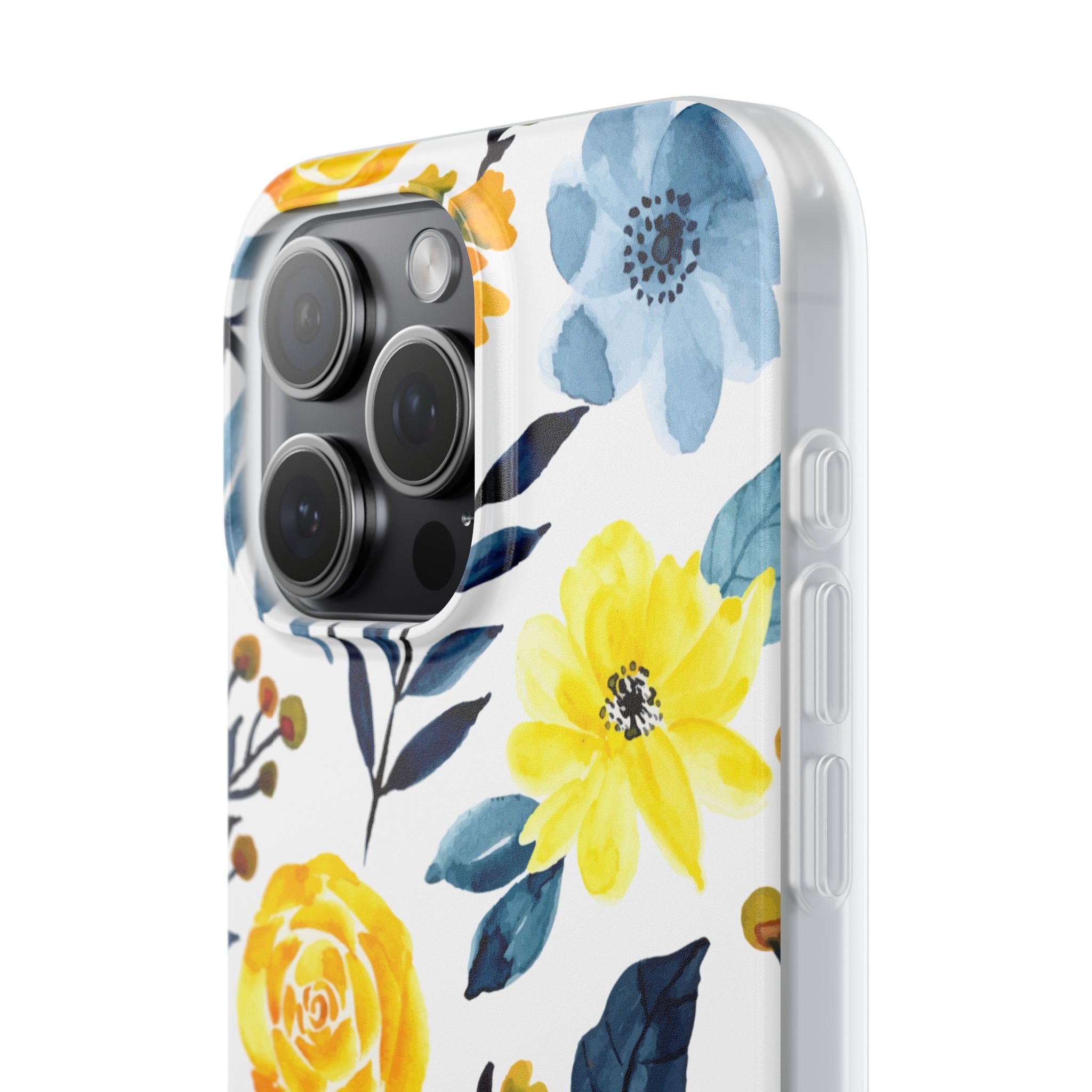 Golden Bloom iPhone 15 Pro Max Case - Soft