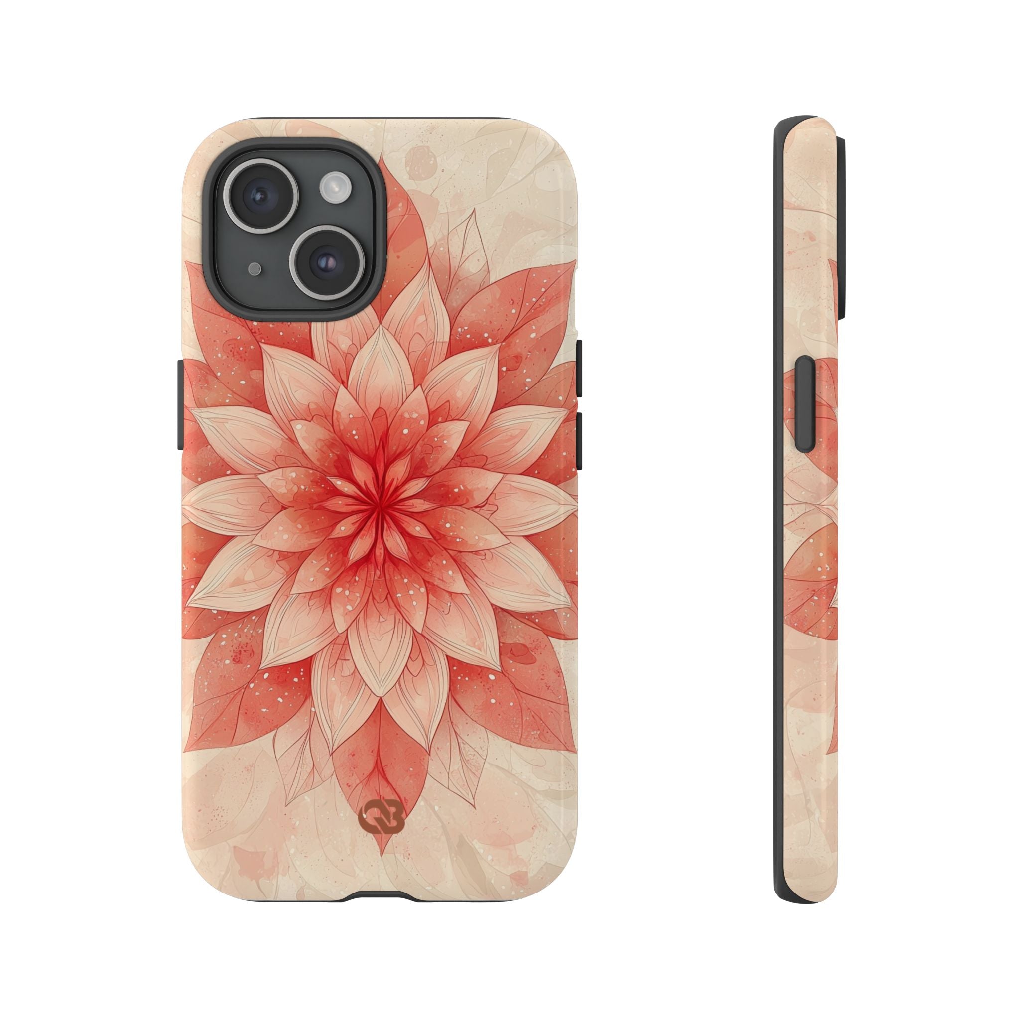 Coral Layered Bloom · Tough Coque de téléphone pour iPhone