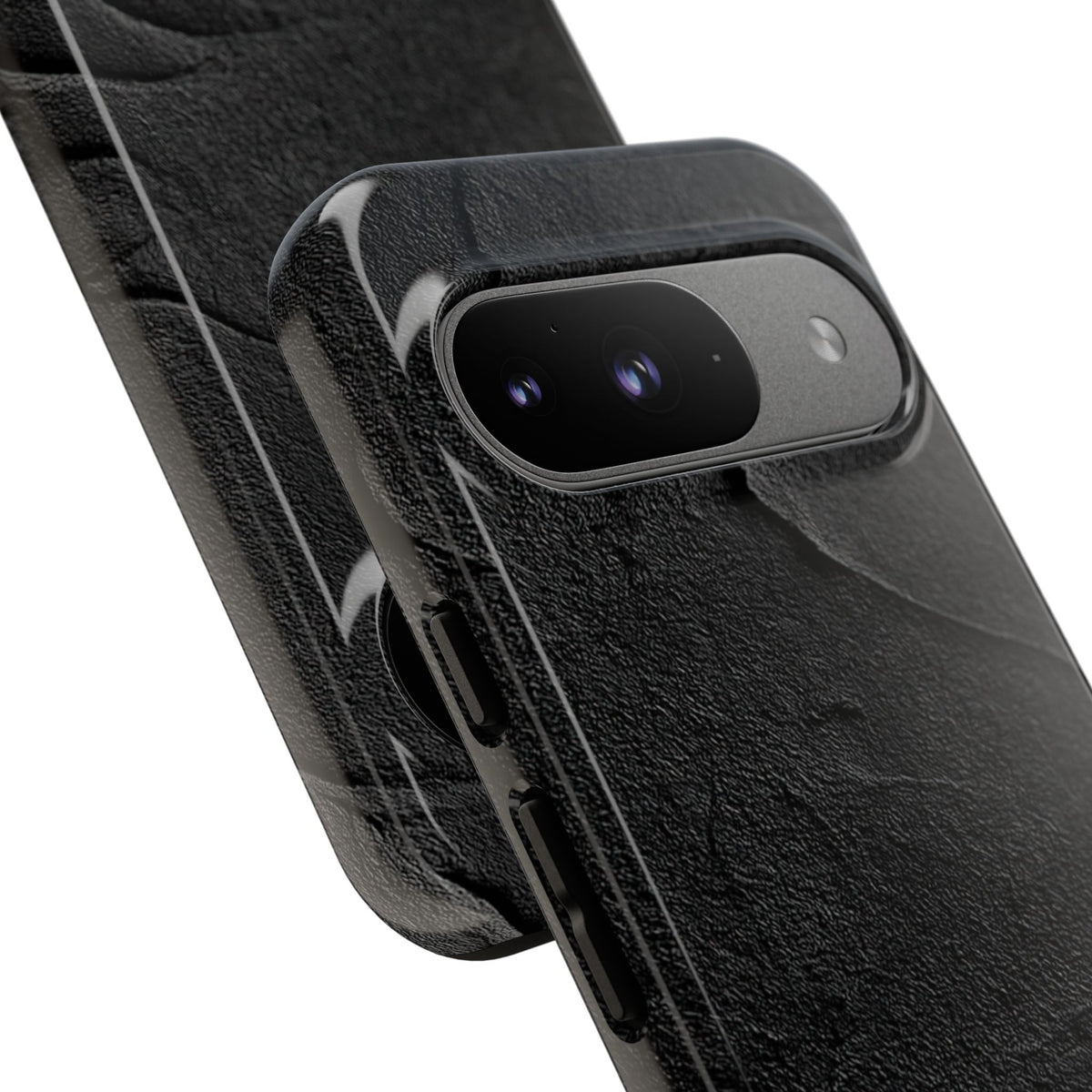 Obsidian Stucco Relief · Tough Phone Case for Pixel ·  Black