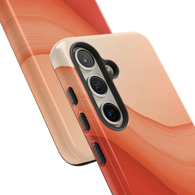 Terracotta Flow · Tough Phone Case for Samsung · Orange