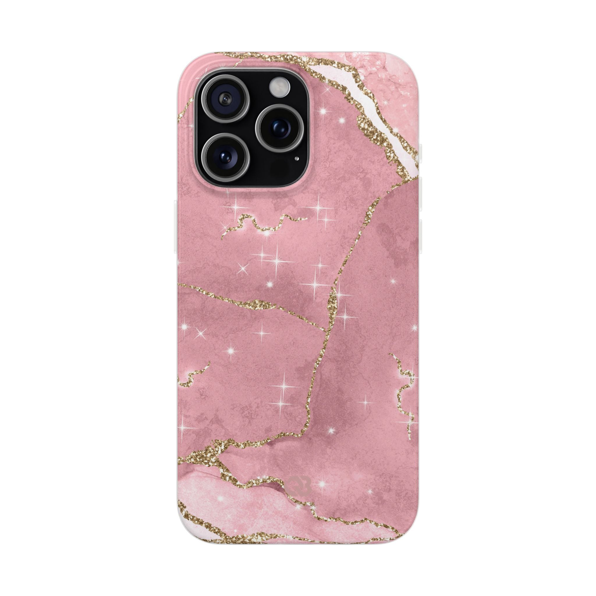 Rose Sparkle Marble · Soft Coque de téléphone pour iPhone