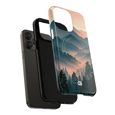 Teal Tough 2.0 Magsafe Phone Case for iPhone - Alpine Teal Horizon