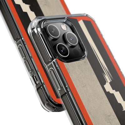 Orange Impact MagSafe Phone Case for iPhone - Orange Monolith Rift